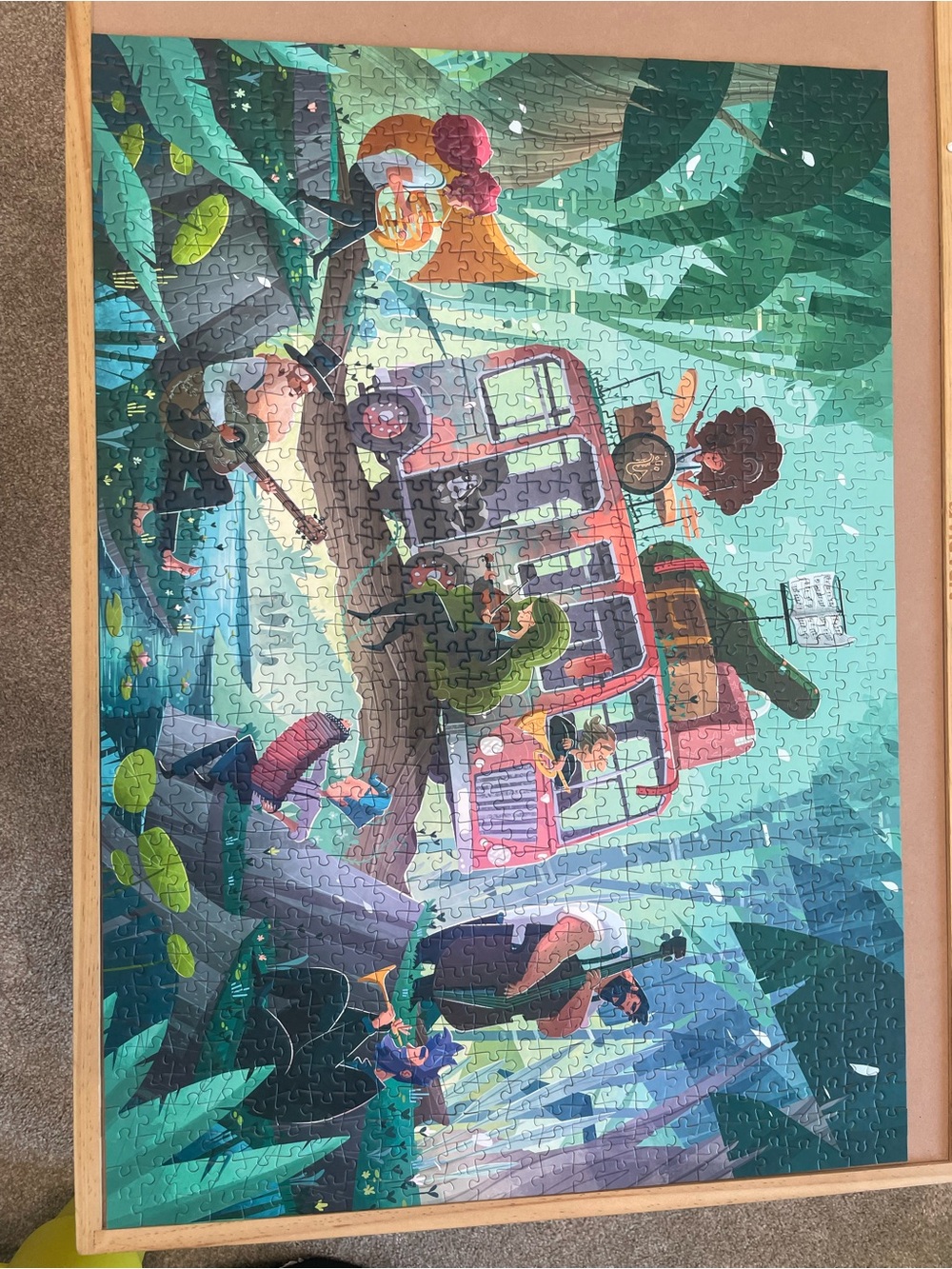 Trevell 1000 piece puzzle into the wild